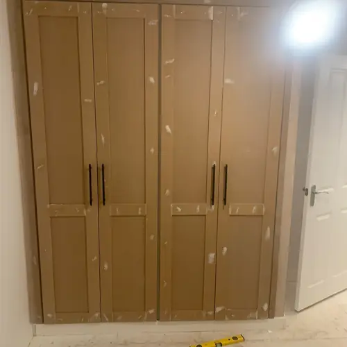 Shaker-style fitted wardrobes