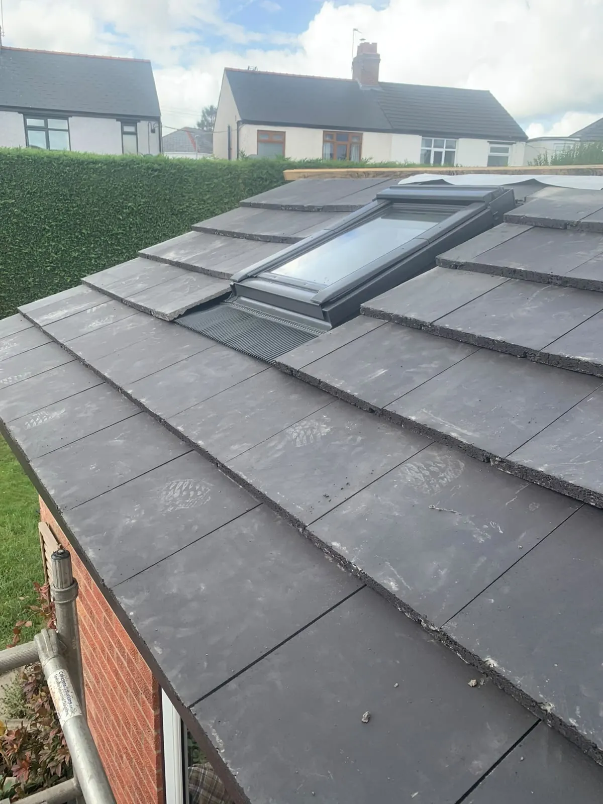 Single-storey extension roof near Kidsgrove